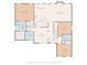 Detailed floor plan showcasing the layout of the first floor, including bedrooms, kitchen, and living areas at 11909 Creek Turn Dr, Charlotte, NC 28278