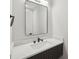 Bathroom featuring a vanity with a black faucet and modern fixtures at 213 Crest Ct, Weddington, NC 28104