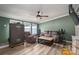 Spacious living room with an accent wall, comfortable seating, and plenty of room for entertaining guests and Gathering at 2206 Whitworth Rd, Cherryville, NC 28021