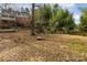 Expansive backyard featuring mature trees and bamboo, creating a private and natural setting at 335 Summit Se Ct, Concord, NC 28025