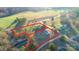 Aerial view of the home and surrounding property, highlighting the spacious lot at 456 Cornelius Rd, Mooresville, NC 28117
