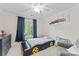 Cozy bedroom with a car bed and a large window bringing in natural light at 5310 Addington Ct, Charlotte, NC 28277