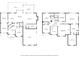 Detailed floor plan showcasing the layout of both floors, including room dimensions and relationships at 5310 Addington Ct, Charlotte, NC 28277