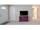 Clean living room with neutral carpet, great for relaxing at 6416 Wilgrove Mint Hill Rd, Mint Hill, NC 28227