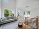 Bright living room with high ceilings, large windows, and modern furnishings at 708 Cross Trail Dr, Charlotte, NC 28204