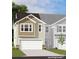 Charming home exterior with a two-car garage, complemented by lovely stonework and neutral paint at 7220 Hodges Meadow Ln, Charlotte, NC 28213