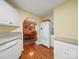 Kitchen view leads to a bright dining area at 733 Killian Rd, Stanley, NC 28164