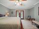 Spacious main bedroom with walk-out to patio at 733 Killian Rd, Stanley, NC 28164