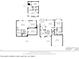 Detailed floor plan showcasing layout of basement, main level, and second level at 7704 Ninth Fairway Ln, Mint Hill, NC 28227