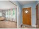 Bright foyer with beautiful flooring and a view into the spacious living area at 810 Surry Dr, Shelby, NC 28152