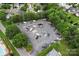 Aerial view of community boat storage at 107 Glenmont Ct, Mooresville, NC 28117