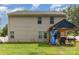 Backyard featuring a covered patio and grill at 10816 Pointer Ridge Dr, Charlotte, NC 28214