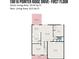 First floor floor plan with dimensions at 10816 Pointer Ridge Dr, Charlotte, NC 28214