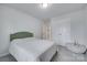 Cozy bedroom featuring neutral colors, a comfortable bed, and plush carpeting at 12024 John Newton Dr, Davidson, NC 28036