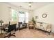 Bright home office with large window, a workstation, and comfortable seating at 132 Hillston Ln, Mooresville, NC 28115