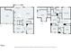 Real estate floor plan of first and second floor of the house at 133 Yellowbell Rd, Mooresville, NC 28117