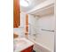 Bathroom with shower and tub, wood cabinets and drawer space, and sink at 1529 Stony Point Rd, Shelby, NC 28150