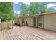 Expansive back deck with french doors; perfect for outdoor relaxation and entertainment at 1773 Baldwin Ln, Lincolnton, NC 28092