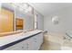 Bathroom with a sink and vanity, and tub at 1773 Baldwin Ln, Lincolnton, NC 28092