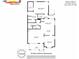 First floor plan boasting an open layout with a spacious living room, kitchen, and dining area, perfect for modern living at 187 Water Oak Dr, Mooresville, NC 28117