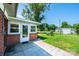 The back patio offers easy access to the yard, with ample space for entertaining and enjoying the outdoors at 2309 13Th Street Ne Dr, Hickory, NC 28601