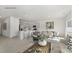 Open-concept living space with modern kitchen, dining area, and stylish furnishings at 239 Paige Rd, Kings Mountain, NC 28086