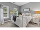 Bright bedroom featuring neutral gray walls and white accents at 2541 Penngate Dr, Sherrills Ford, NC 28673