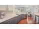 Beautiful kitchen featuring stainless steel appliances, two-tone cabinets, and an open layout at 3326 Park South Station Blvd, Charlotte, NC 28210