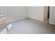 Clean bedroom showcasing neutral carpeting, base trim, and paint, providing a blank canvas for personalization at 4122 Munson Dr, Charlotte, NC 28215