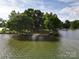Beautiful waterfront property featuring mature trees and a private beach on a scenic lake at 4681 Dove Point Ln, York, SC 29745