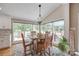 Bright dining area with large windows and stylish table, creates a cozy atmosphere for meals at 4681 Dove Point Ln, York, SC 29745