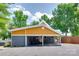 Exterior of the house with a covered parking and inviting entrance at 4681 Dove Point Ln, York, SC 29745