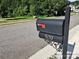 Street view of mailbox with decorative wrought iron details and gold numbers at 509 Settlers Grove Ln, Salisbury, NC 28146