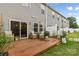 Backyard deck with cozy outdoor seating at 524 Tayberry Ln, Fort Mill, SC 29715