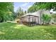 Enjoy outdoor living on this home's shaded patio featuring a outdoor living area, great for entertaining at 5400 Groveton Ct, Charlotte, NC 28269