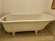 Bathroom features a white vintage claw foot bathtub at 714 E Dunlap St, Lancaster, SC 29720