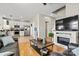 This home has an open-concept design, perfect for entertaining and everyday living at 8002 Mariners Pointe Cir, Denver, NC 28037