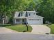 Inviting two-story home with mature trees, well-maintained lawn, and a convenient two-car garage at 8030 Glencannon Dr, Charlotte, NC 28227