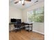 Functional office space with a large window and ample room for a desk and computer setup at 8030 Glencannon Dr, Charlotte, NC 28227
