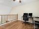 Second floor office space featuring lots of natural light and wood-look flooring at 8030 Glencannon Dr, Charlotte, NC 28227