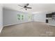 Expansive living area with outdoor access, seamlessly connecting indoor and outdoor spaces at 8400 Empress Ct, Charlotte, NC 28227