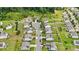 An aerial view of a residential neighborhood with single-Gathering homes and well-maintained lawns at 8400 Empress Ct, Charlotte, NC 28227
