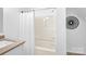 Cozy bathroom with shower-tub combination and updated fixtures at 8632 Island Point Rd, Sherrills Ford, NC 28673