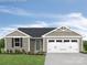 Charming single-story home showcasing a two-car garage and a neatly maintained lawn at 10127 Florentine Way, Charlotte, NC 28214