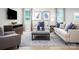 Comfortable living room with modern furnishings and decor with natural light streaming through the windows at 10127 Florentine Way, Charlotte, NC 28214