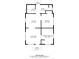 Layout of the home featuring a living room, kitchen, bedrooms, bath and porch at 103 Garfield Ave, Albemarle, NC 28001