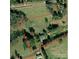 Aerial view of 6-acre property including home with mature trees and surrounding land at 1238 Carl Allen Rd, Edgemoor, SC 29712