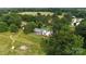 Aerial view of a home surrounded by lush greenery and open fields, showcasing a peaceful setting at 1238 Carl Allen Rd, Edgemoor, SC 29712