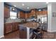 Modern kitchen featuring stainless steel appliances and an island with bar seating at 185 Willow Valley Dr, Mooresville, NC 28115