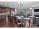 An open-concept layout features a modern kitchen, dining area, and comfortable living space, ideal for entertaining at 185 Willow Valley Dr, Mooresville, NC 28115
